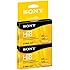 Sony P6120HMPR/2C 2-Pack 120-Minute Hi8 Tape with Hangtab