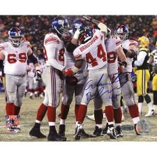 Ahmad Bradshaw New York Giants - Wide Angle TD vs. Packers - Autographed 8x10 Photograph