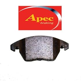 Apec Front Brake Pads - BMW 7 Series - (E65) - 760i - 01/2003-08/2008 - * Please Note Choice Check Dimensions And Illustration*
