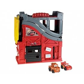  Fisher-Price Little People Wheelies Disney/Pixar Cars Racetrack