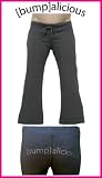 [bump]alicious maternity capri pants with nail head design
