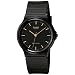 Casio Men's MQ24-1E Black Resin Quartz Watch with Black Dial