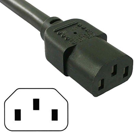 HQRP 10ft AC Power Cord for HP Scanjet 3000 5000 7000 7650N 8270 G2410 G3010 G4010 G4050 N6010 N6010 Scanner Mains Cable + HQRP Coaster