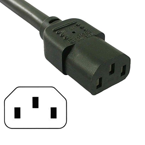 HQRP 10ft AC Power Cord for HP Scanjet 3000 5000 7000 7650N 8270 G2410 G3010 G4010 G4050 N6010 N6010 Scanner Mains Cable + HQRP Coaster