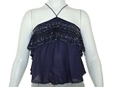 Free People Halter Beaded Shirt