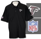 Atlanta Falcons TRACER Short Sleeve NFL Coaches Polo Shirt, Black