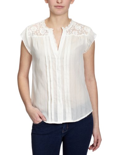 Eddie Bauer Damen Bluse, 23101784, Gr. 40/42 (M), Elfenbein (Elfenbein) Preisvergleich