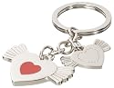 ESPRIT Fly Heart Keyring B15532, Damen Schlüsselanhänger, silber, (Shiny nickel 975)