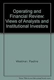 The operating and financial review : views of analysts and institutional investors, research report