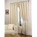 Waffle Natural Lined Ready Made Curtain Pair 46" x 54" Size