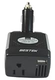 BESTEK 75W Uninterrupted Power Supply for Car with Charging Adapter MRI711C-97