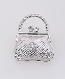 Silver Purse Pin Brooch