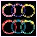 12 Plastic Flashing Light-Up Diva Bracelets