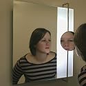 Sakito Bathroom Mirror With Shaver Socket