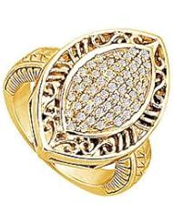 Diamond Marquise Ring 14K Yellow Gold - 0.50 CT Diamonds