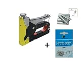 Produkt-Bild: Handtacker-Set f&uuml;r Klammer Typ 11 / 4-14mm und 1000 St&uuml;ck Tackerklammern Type 11 / 10mm lang