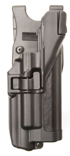 BLACKHAWK! Level 3 SERPA Light Bearing Auto Lock Duty Plain Finish Holster, Size 04, Left Hand, (Beretta 92/96/M9 Std or A1 w/rails (NOT Brig/Elite) On Sale