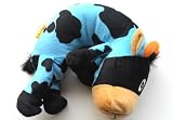 Kids Animal Travel Buddies Neck Pillow Blue Bull