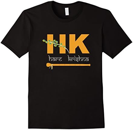 Men's Hare Krishna T-Shirt for Men, Women, Boys and Girls 3XL Black
