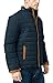 ZSHOW Men's Winter Double Hooded Thicken Quilted Cotton Jacket(Navy,X-Large)