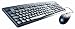 Vivanco USB Desktop Set Maus-Tastatur-Bundle schwarz mit optischer Maus