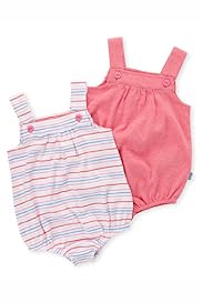 2 Pack Striped All-in-Ones