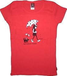 Emily the Strange juniors women's Bad Weather Friends Red T-Shirt