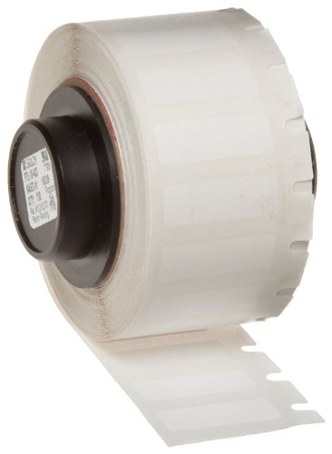 Brady PTL-10-423 TLS 2200 And TLS PC Link 0.25 Height, 0.75 Width, B-423 Polyester, White Color Thermal Transfer Portable Printer BradyBondz Label (750 Per Roll)