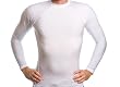 Men's UV Rash Guard Shirt - Long Sleeved White