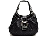 Coach Signature Large Pleated Lynne Hobo Handbag 15083 Black Review