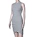 Kissky Women's Color Block Long Sleeve Bodycon Tshirt Dress