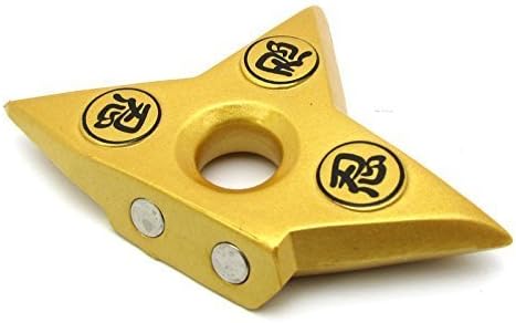 I think that a ninja throwing knife magnet (gold) sticks, and it's seen.