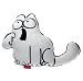 Simons Cat Kissen mittel