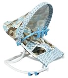 Hoohobbers Baby Infant Rocker-Cocoa Blue Pattern