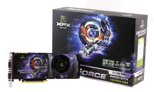 XFX PVT98FYDF9 GeForce 9800GTX 512MB DDR3 675MHz Dual DVI PCI Express 2.0 SLI Ready Video Card