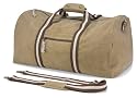 Quadra Canvas sports holdall travel bag Sahara