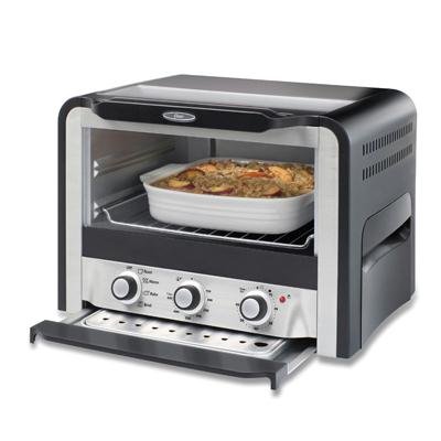 Oster 6071 6-Slice Toaster Oven - Black Silver product image