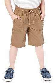 Pure Cotton Drawstring Twill Shorts