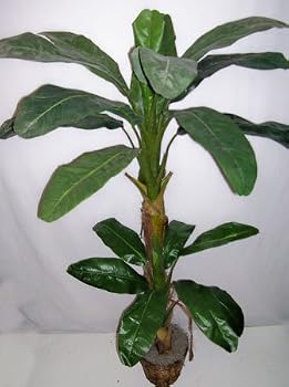 6 1/2' Double Artificial Banana Tree