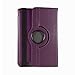 GMYLE(R) Purple 360 Degree Rotating PU leather Folio Stand Case Cover for Nook HD+ Plus 9 inches Barnes & Noble e-book Reader Tablet (Multi Angle- Vertical/Horizontal and Wake up Sleep Function)