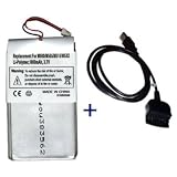 Internal Li-Ion Rechargeable PDA Battery for Palm M500 / M505 / M515 Series PDA + USB HOT SYNC & CHARGE USB 2.0 Cable for Palm M 500 / M 505 / M 515