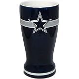 Dallas Cowboys 16 oz Relief Logo Ceramic Pilsner Glass
