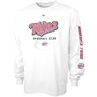 Men`s Minnesota Twins L/S White Baseball Club Tshirt