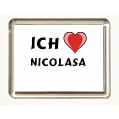 Ich liebe Nicolasa K�hlschrankmagnet
