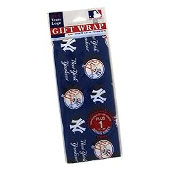 New York Yankees MLB Flat Gift Wrap (20x30 Sheets) by Pro Specialties Group