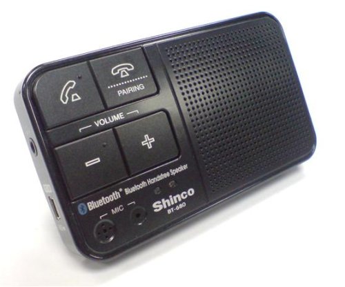 Childrens Toyshop  Third Party New : Shinco BT-680 Bluetooth Handsfree Kit For Car/ VoiP Compatible With Free Carry Case