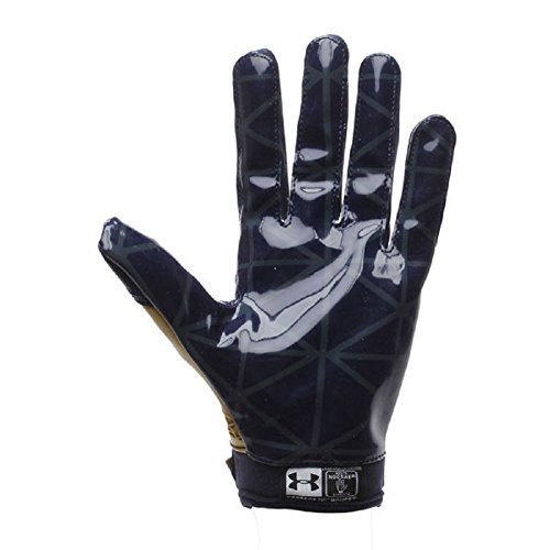 Under Armour NCAA Notre Dame Fighting Irish Swarm Receiver GlovesGold