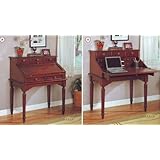 Coaster Beautiful Wood Secretary Office Desk Table with Storage Drawers