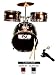MusicalInstruments: Small picture for EXO Percussion 3 Piece Mid Size Drum Set with 16 Inch Bass Drum Black
