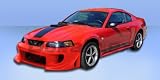 1999-2004 Ford Mustang Blitz Complete Kit: This Complete Kit Includes Blitz Front Bumper (103185), Colt Rear Bumper (102079), and Colt Side Skirts (102080).